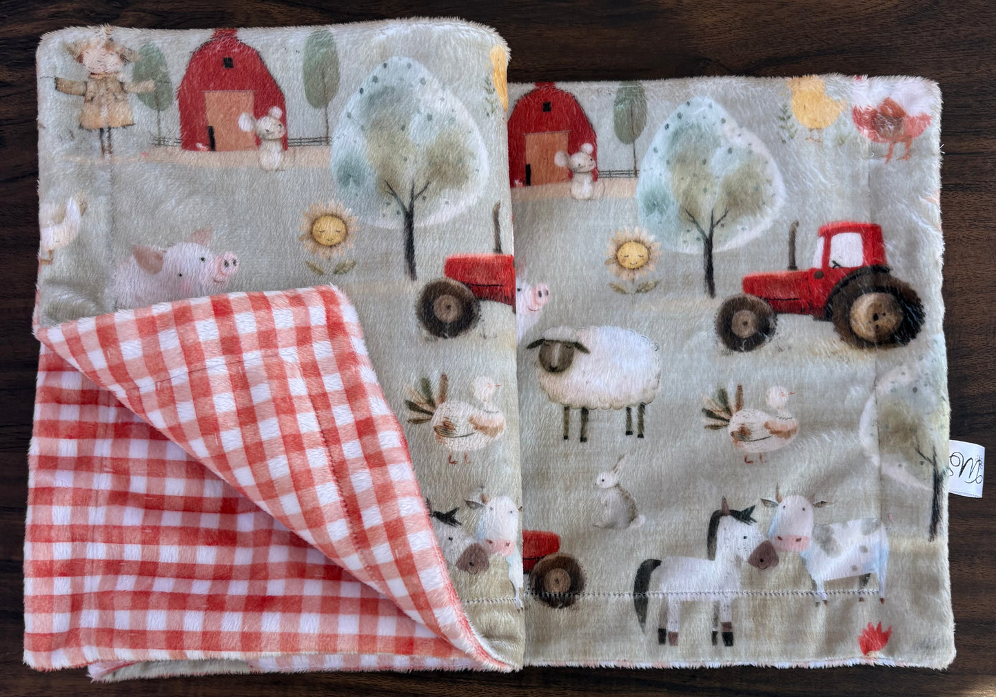 Doudou Minky réversible