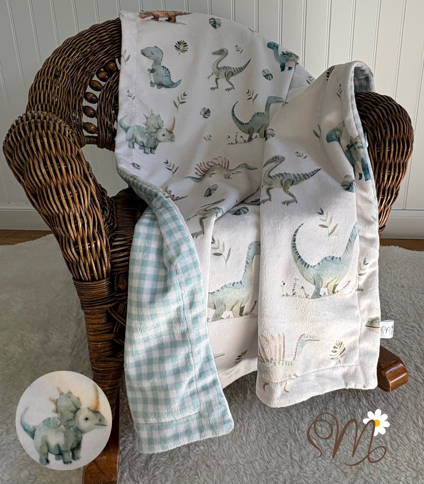 Doudou Minky réversible