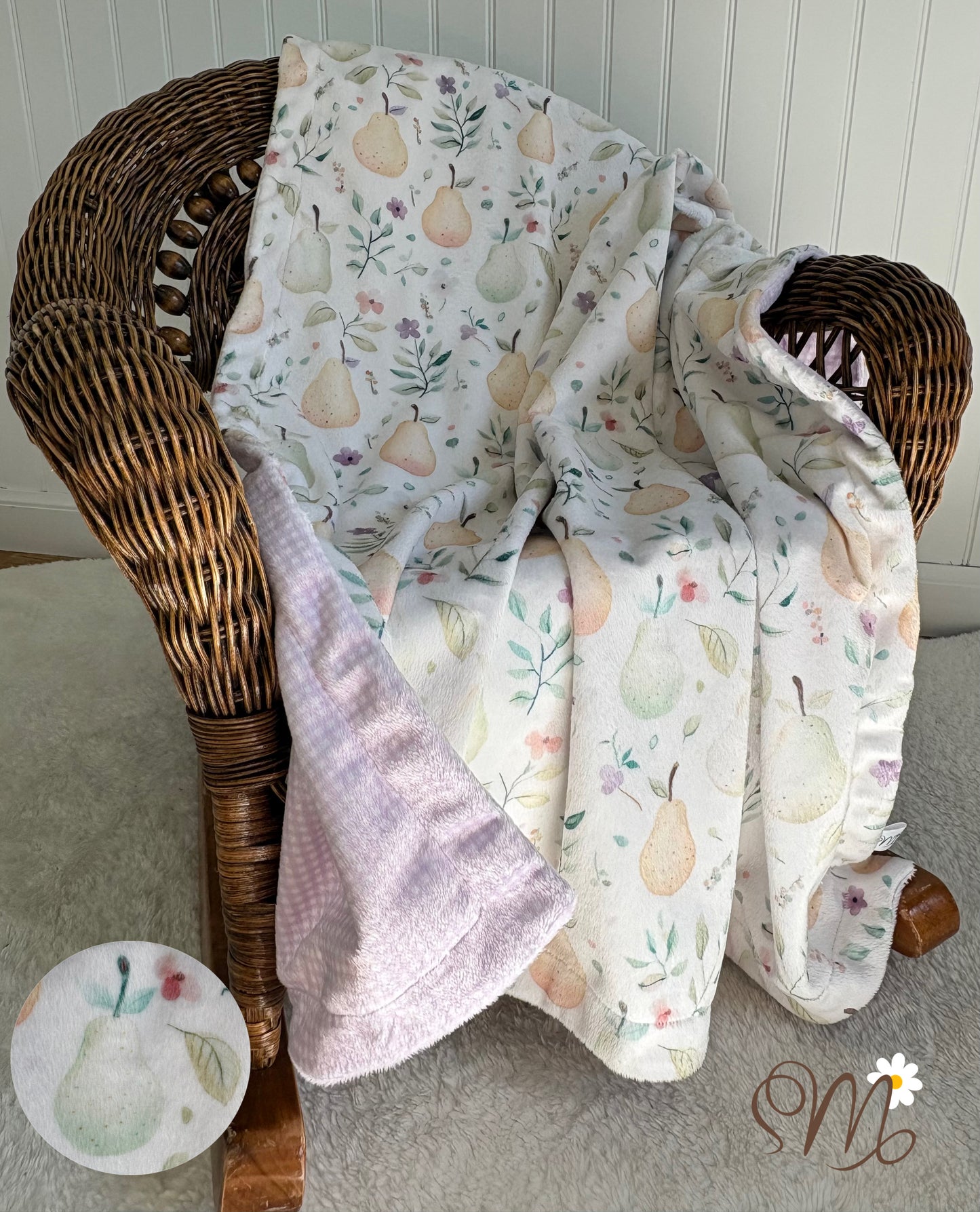 Doudou Minky réversible